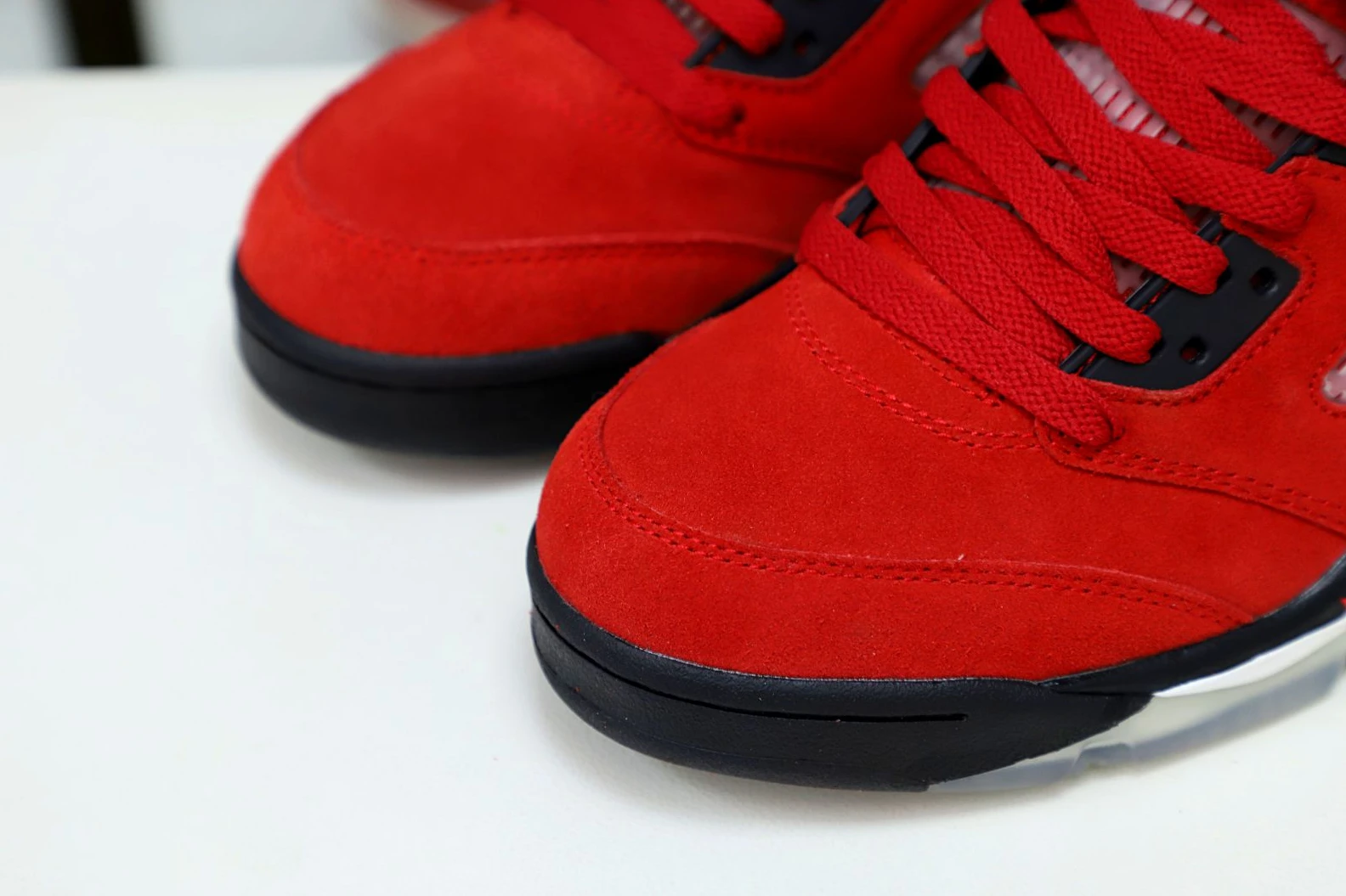 BestValue Kimikick AIR JORDAN 5 RETRO RAGING BULL RED SUEDE 1955