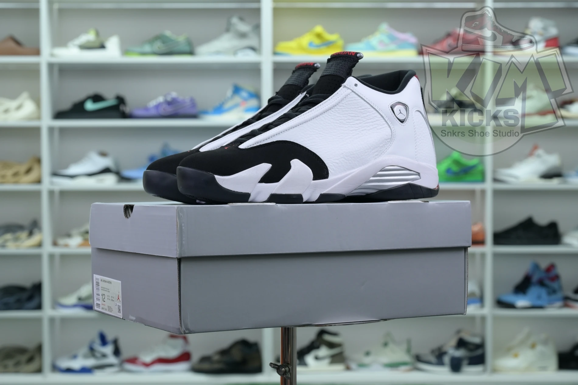 BestValue Kimikick Jordan Air Jordan14“Black Toe” 1845