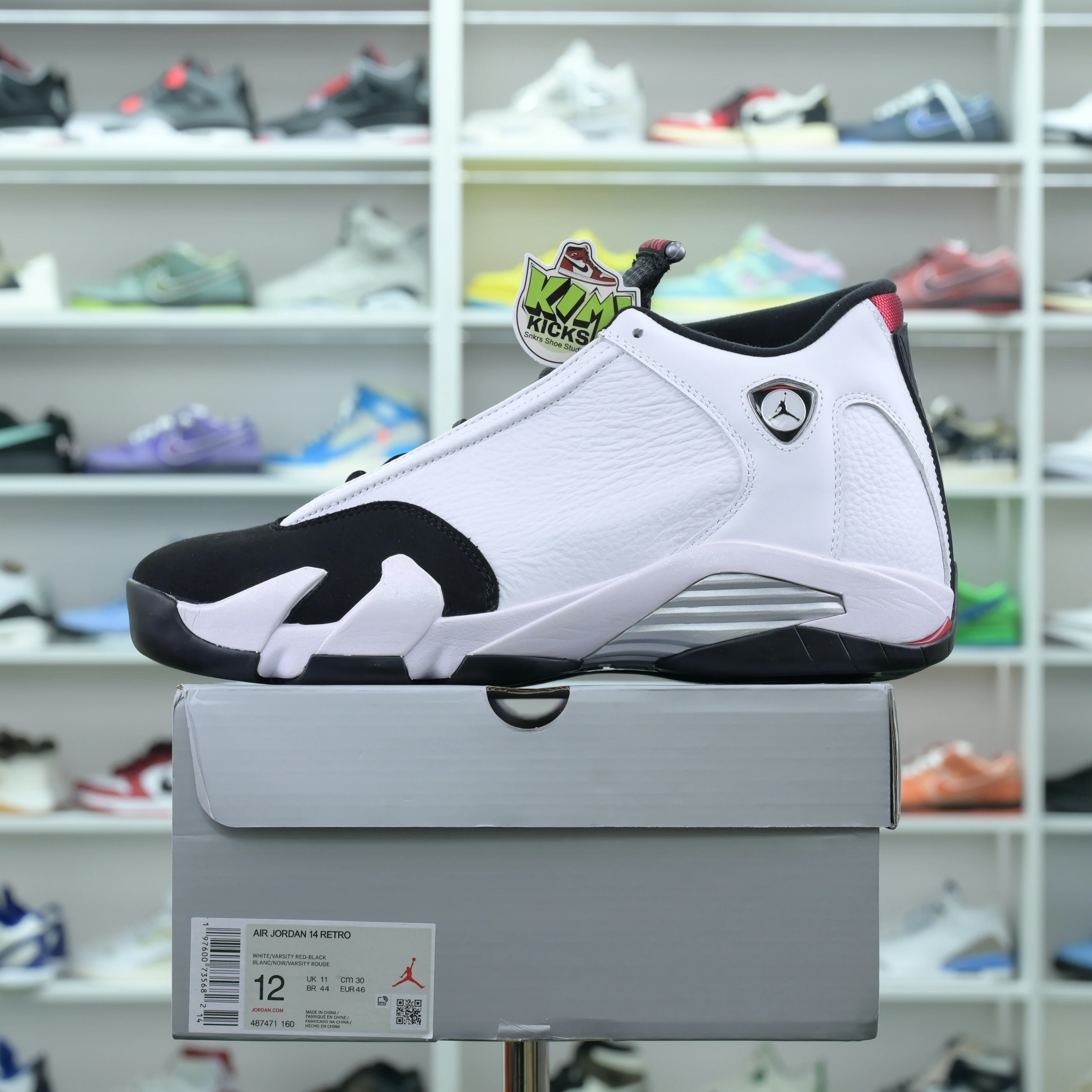 BestValue Kimikick Jordan Air Jordan14“Black Toe” 1845