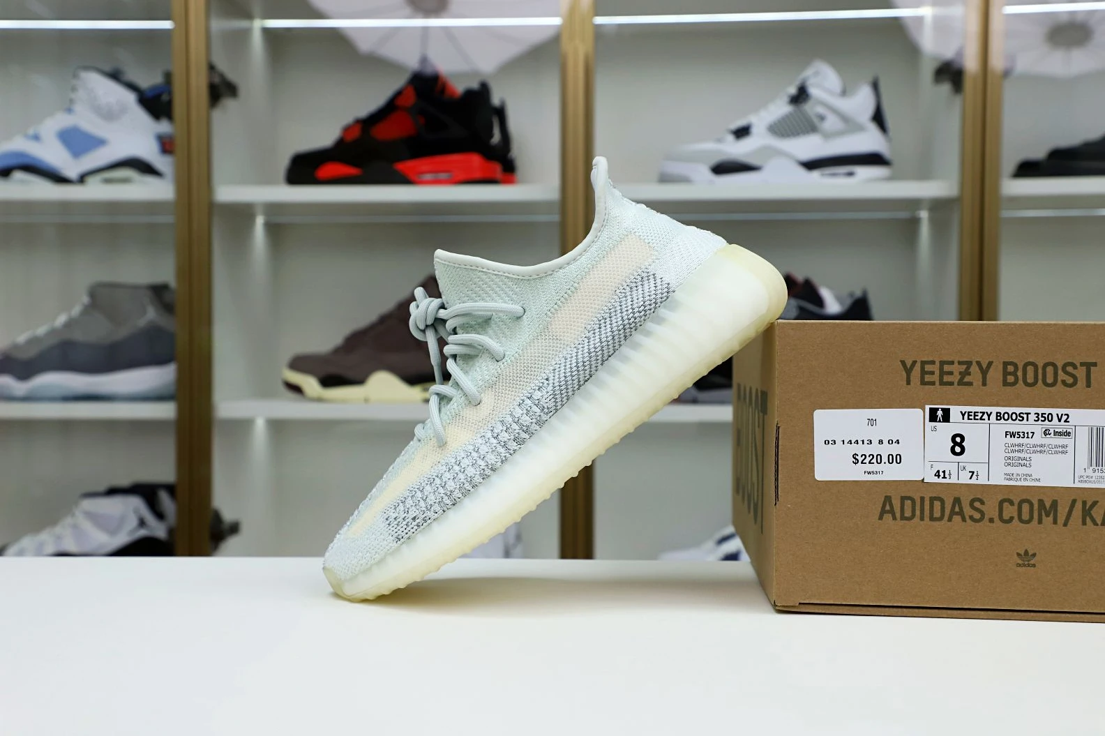 BestValue Kimikick YEEZY BOOST 350 V2 'CLOUD WHITE REFLECTIVE' 47
