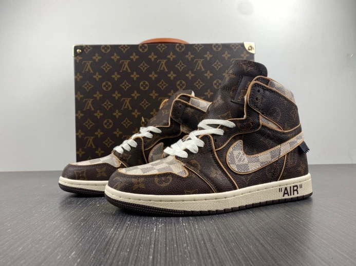 BestValue OFF-WHITE x Air Jordan 1 LV 757