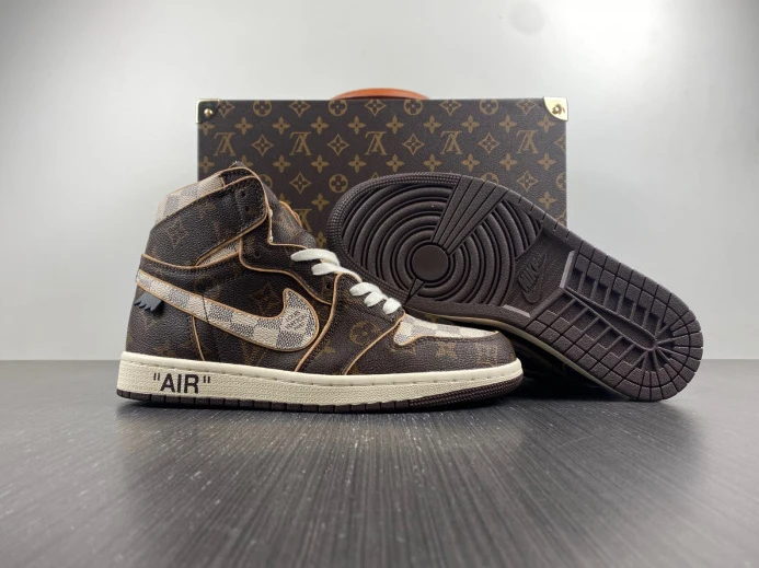 BestValue OFF-WHITE x Air Jordan 1 LV 757
