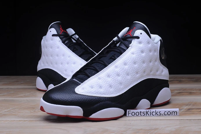 BestValue air jordan 13 retro "he got game" white  black-true red 309259- 1198