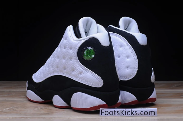 BestValue air jordan 13 retro "he got game" white  black-true red 309259- 1198