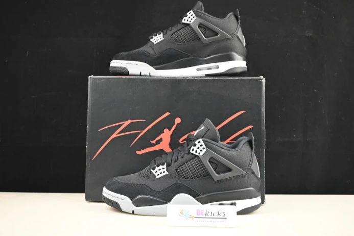 BestValue air jordan 4 “black canvas” dh7138- 1732