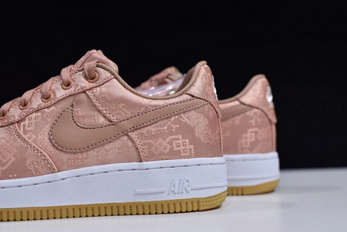 BestValue clot x nike air force 1 low ''rose gold'' cj5290- 3019