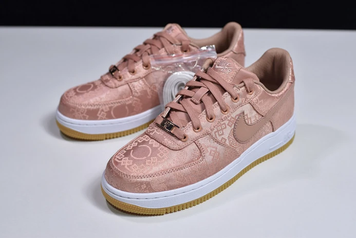 BestValue clot x nike air force 1 low ''rose gold'' cj5290- 3019