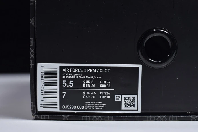 BestValue clot x nike air force 1 low ''rose gold'' cj5290- 3019