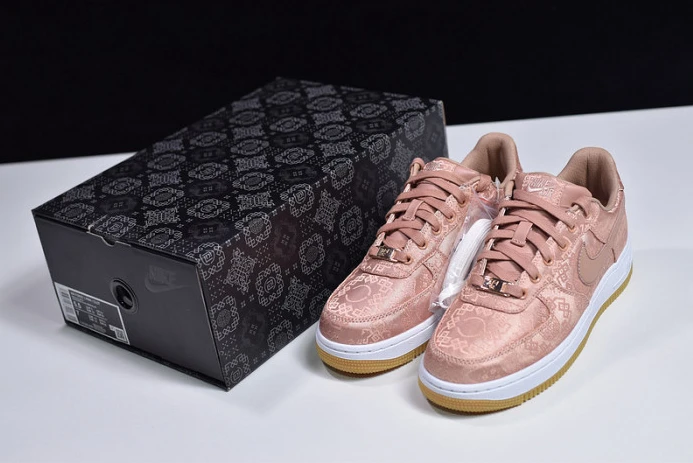 BestValue clot x nike air force 1 low ''rose gold'' cj5290- 3019
