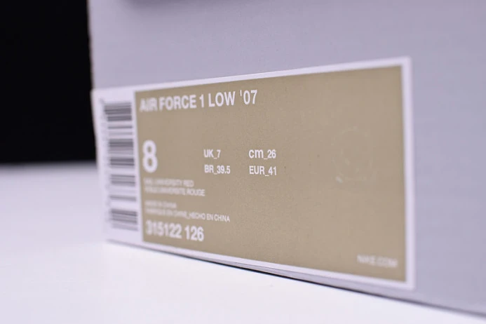 BestValue nike air force 1 ''07 white sport red new shoes 315122- 3082
