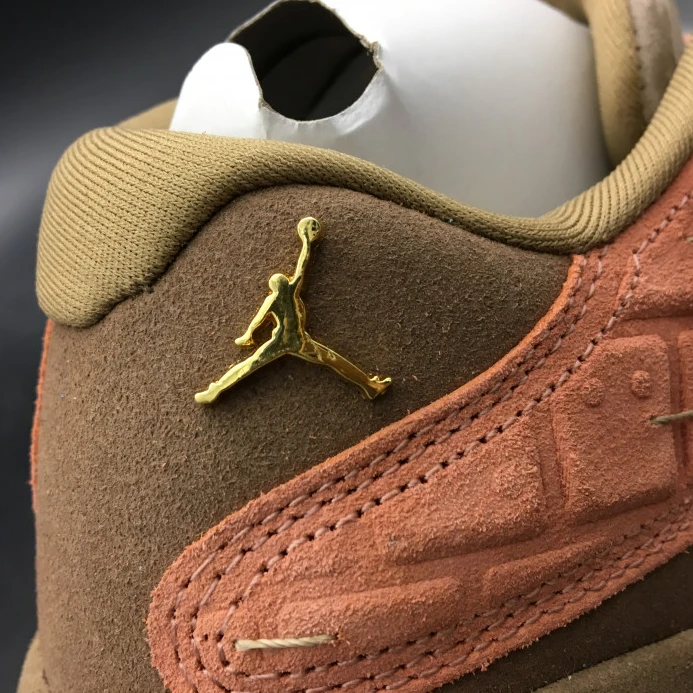 CLOT x Air Jordan 13 Low Sepia Stone Canteen-Terra Blush AT3102- WellDesigned 1163