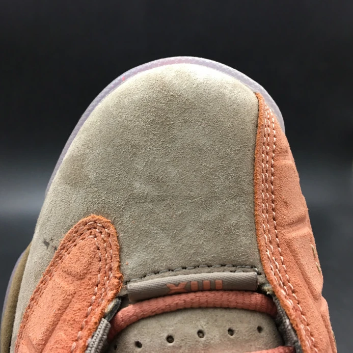 CLOT x Air Jordan 13 Low Sepia Stone Canteen-Terra Blush AT3102- WellDesigned 1163