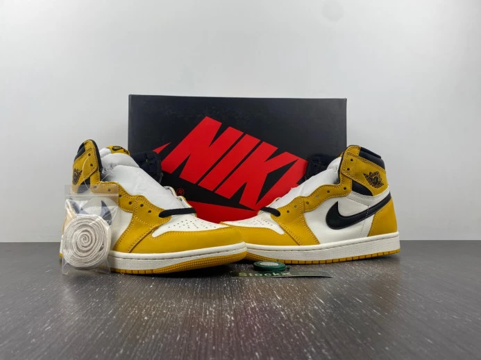 Comfortable Air Jordan 1 High OG Yellow Ochre DZ5485- 745