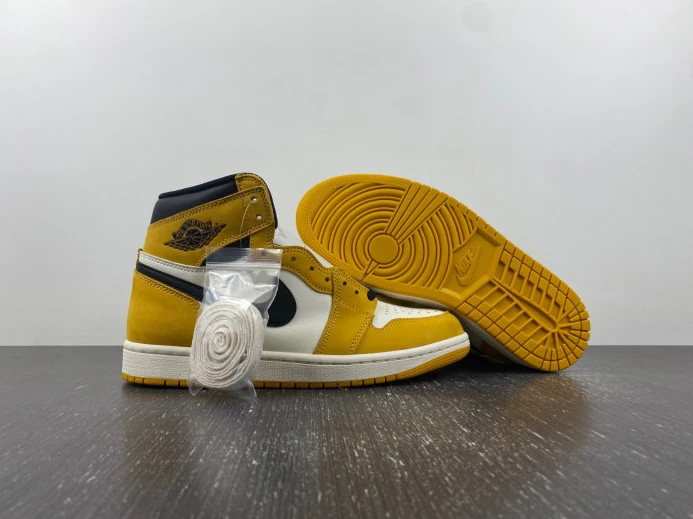 Comfortable Air Jordan 1 High OG Yellow Ochre DZ5485- 745