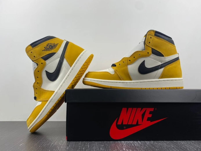 Comfortable Air Jordan 1 High OG Yellow Ochre DZ5485- 745