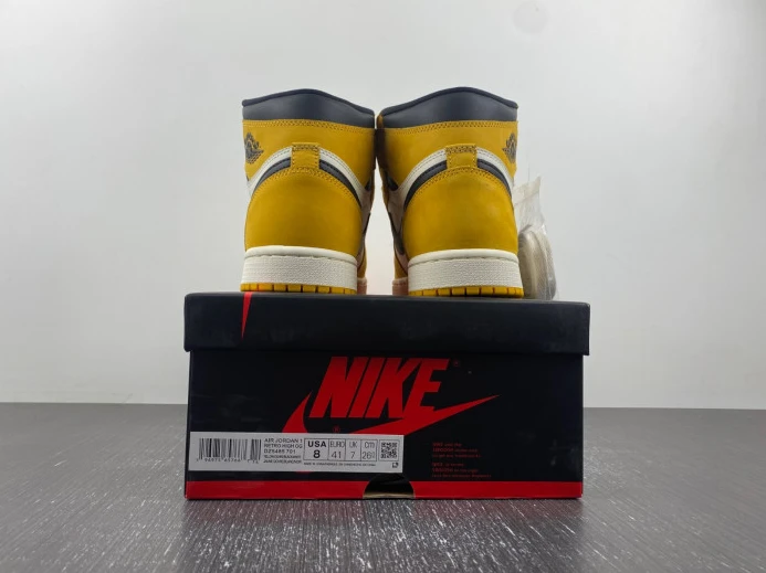 Comfortable Air Jordan 1 High OG Yellow Ochre DZ5485- 745