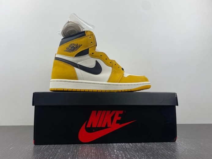 Comfortable Air Jordan 1 High OG Yellow Ochre DZ5485- 745