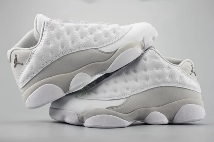 Comfortable Air Jordan 13 LowPure Money white mens 310810- 1159