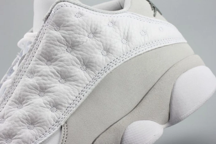Comfortable Air Jordan 13 LowPure Money white mens 310810- 1159