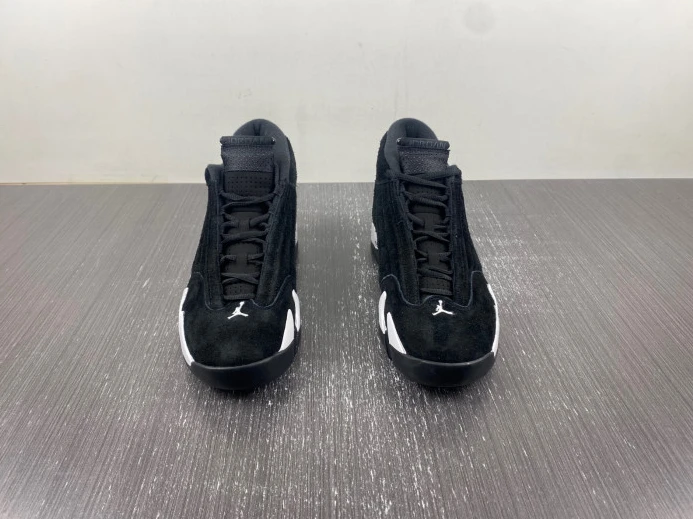 Comfortable Air Jordan 14 Black White University Red 487471- 701