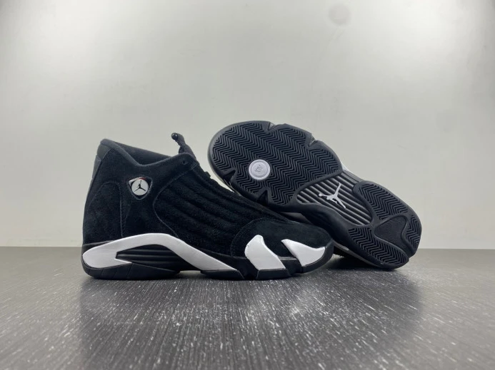 Comfortable Air Jordan 14 Black White University Red 487471- 701