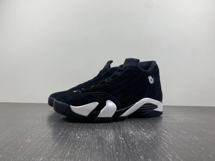 Comfortable Air Jordan 14 Black White University Red 487471- 701