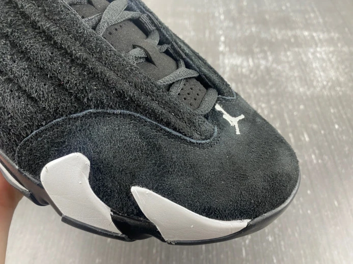 Comfortable Air Jordan 14 Black White University Red 487471- 701