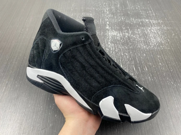 Comfortable Air Jordan 14 Black White University Red 487471- 701