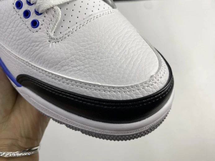 Comfortable Air Jordan 3 Retro White Blue CT8532- 972