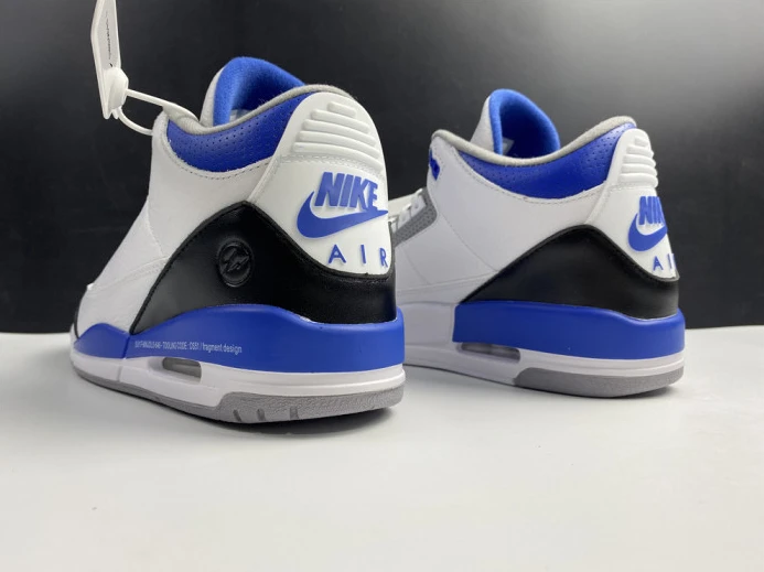 Comfortable Air Jordan 3 Retro White Blue CT8532- 972