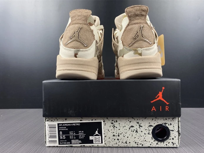 Comfortable Aleali May x Air Jordan 4 Camo DJ1193- 1017