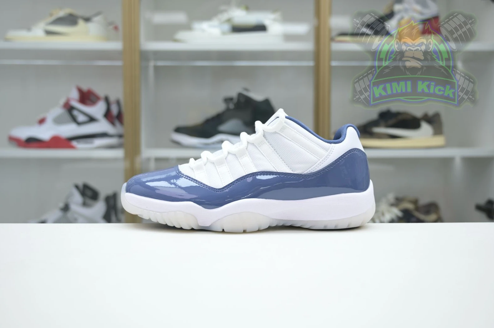 Comfortable Kimikick Jordan Air Jordan 11 Low“Diffused Blue” 1869