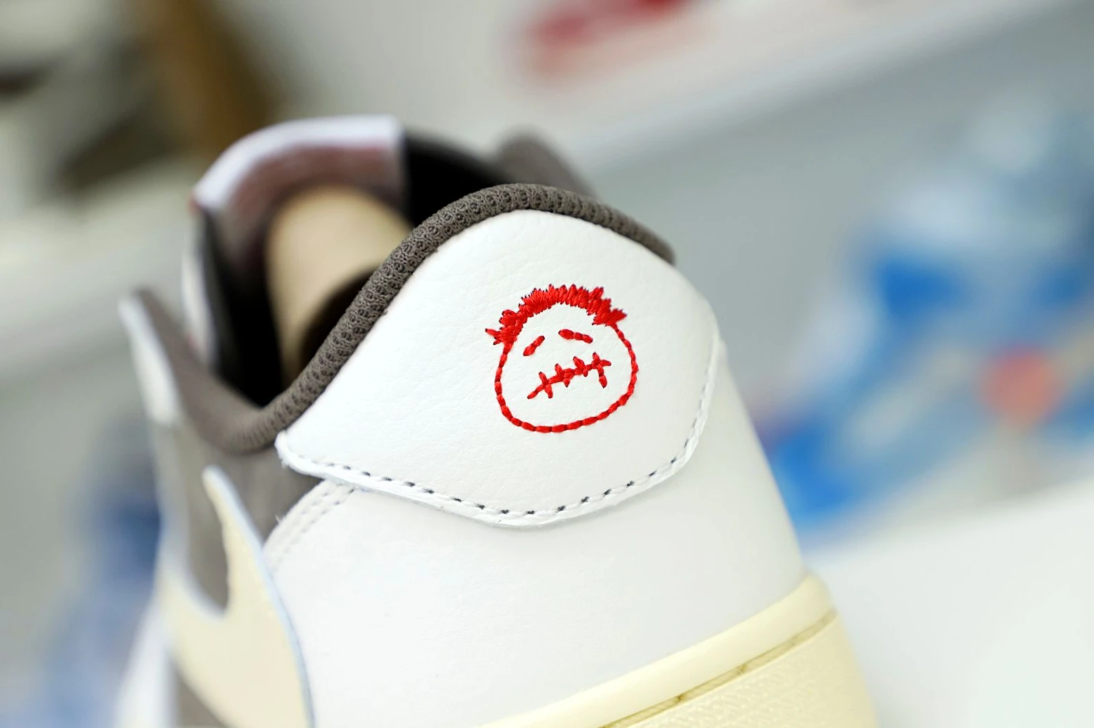 Comfortable Kimikick TRAVIS SCOTT X AIR JORDAN 1 LOW OG REVERSE MOCHA 1933