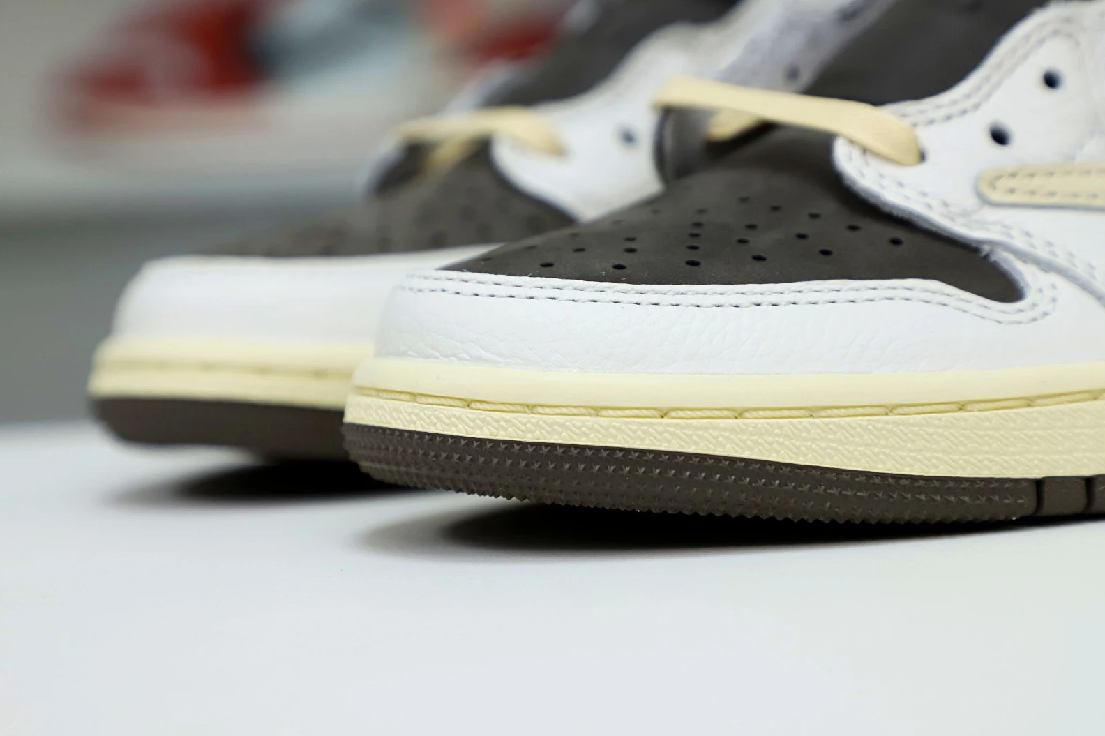 Comfortable Kimikick TRAVIS SCOTT X AIR JORDAN 1 LOW OG REVERSE MOCHA 1933