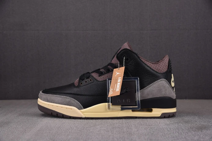 Comfortable a ma maniere x air jordan 3 “black” fz4811- 1514