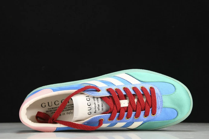 Comfortable adidas x Gucci women's Gazelle sneaker 707867 U7R10 2878
