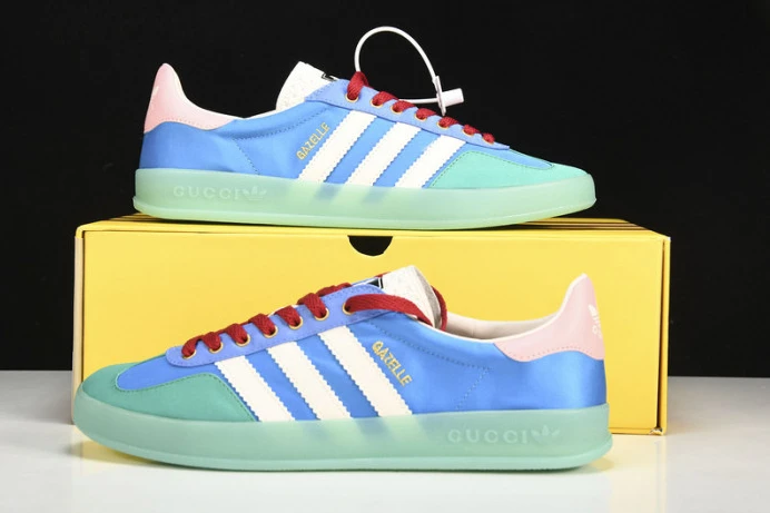 Comfortable adidas x Gucci women's Gazelle sneaker 707867 U7R10 2878