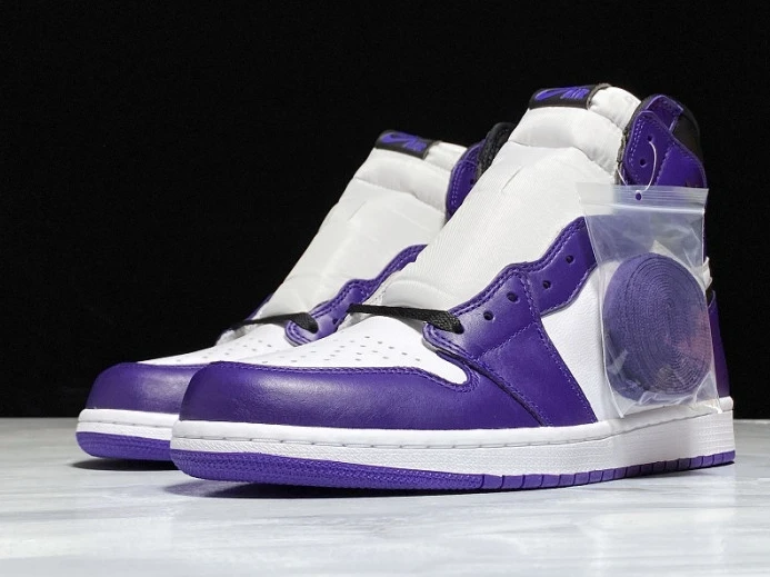 Comfortable air jordan 1 aj1 court purple white 555088- 1246