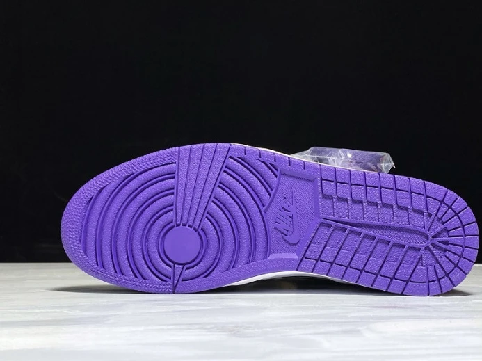 Comfortable air jordan 1 aj1 court purple white 555088- 1246
