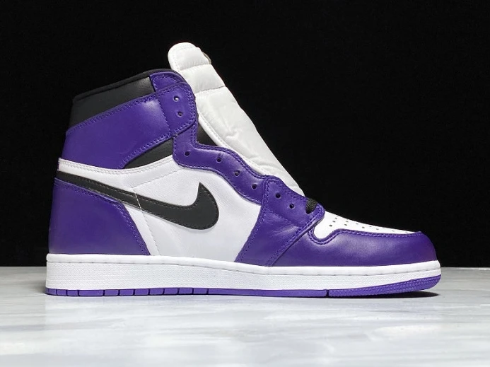 Comfortable air jordan 1 aj1 court purple white 555088- 1246