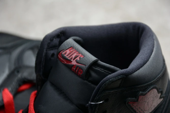 Comfortable air jordan 1 high black satin 555088- 1256