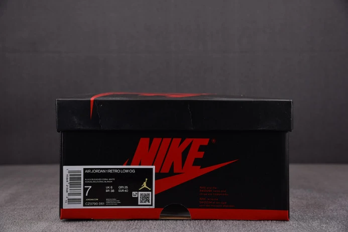 Comfortable air jordan 1 low og bleached coral cz0790- 1371