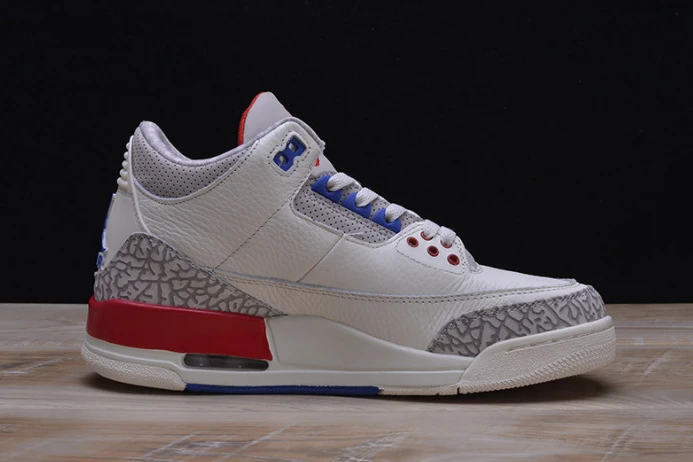 Comfortable air jordan 3 retro "charity game" sail red mens 136064- 1182