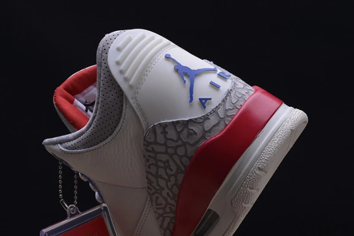 Comfortable air jordan 3 retro "charity game" sail red mens 136064- 1182
