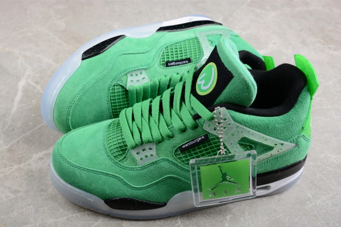 Comfortable air jordan 4 pe green aj4- 1720