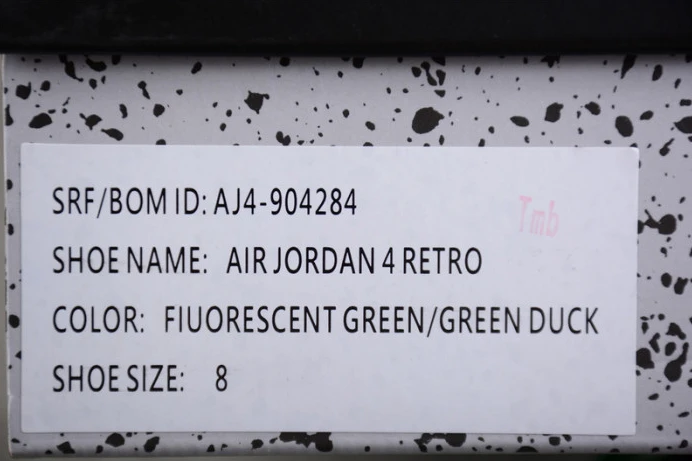 Comfortable air jordan 4 pe green aj4- 1720