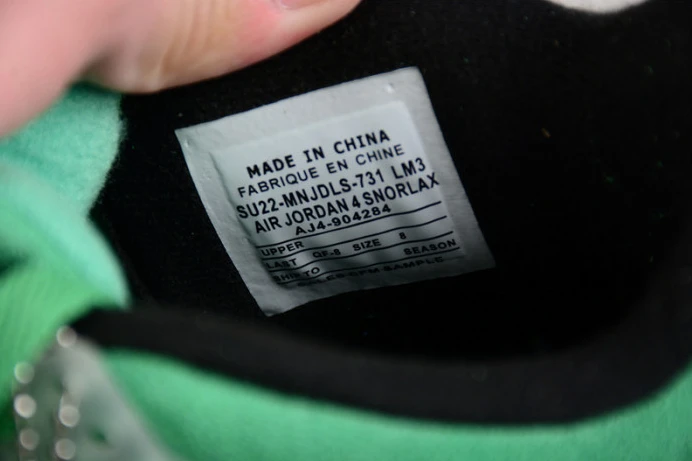 Comfortable air jordan 4 pe green aj4- 1720