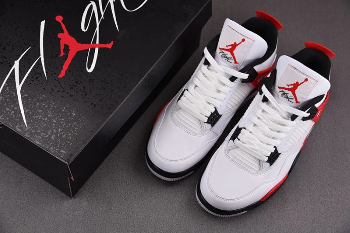 Comfortable air jordan 4 “red cement” dh6927- 1725