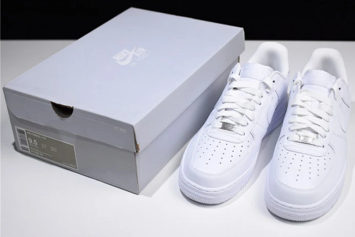 Comfortable nike air force 1 ''07 lv8 nba sz 18 white  black athletic shoes 823511- 3105