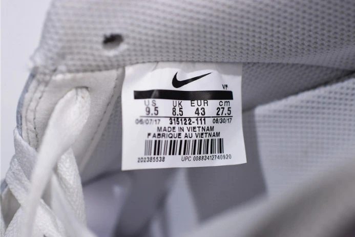 Comfortable nike air force 1 ''07 lv8 nba sz 18 white  black athletic shoes 823511- 3105